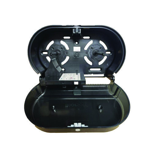 Morsoft Small Core Tissue Dispenser, 11.86 x 5.48 x 7.32, Black Translucent