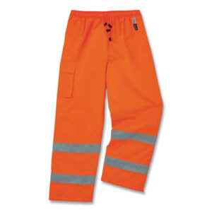 GloWear 8925 Class E Hi-Vis Thermal Pants, Medium, Orange
