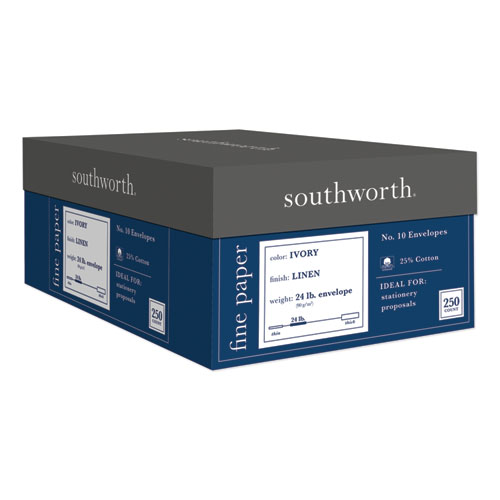 Southworth 25% Cotton No. 10 Business Envelopes