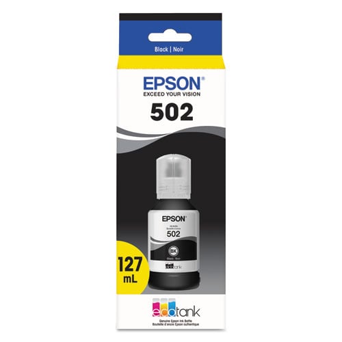 Epson T502, Black Ink Bottle