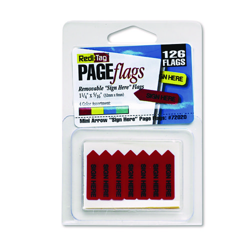 Redi-Tag Sign Here Mini Arrows