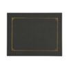 Certificate/Document Cover, 8.5 x 11; 8 x 10; A4, Black, 6/Pack