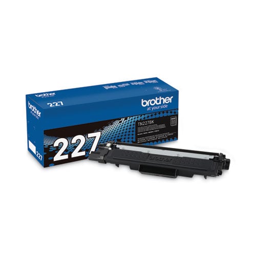 Brother TN-227BK Original High Yield Laser Toner Cartridge - Black - 1 Each