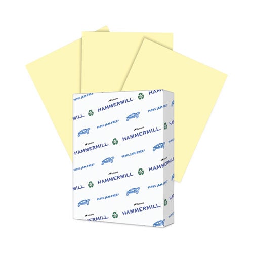 Hammermill Colors Recycled Copy Paper - Canary