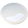 Pro Kal Polyethylene Flush Fill Round Deli Lids, 4.6" Diameter, Clear, Plastic, 500/Carton