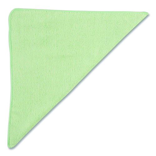 Microfiber Cleaning Cloths, 12 x 12, Green, 24/Pack - Image 2
