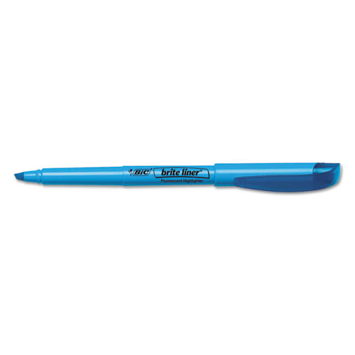 Brite Liner Highlighter, Assorted Ink Colors, Chisel Tip, Assorted Barrel Colors, 5/Set