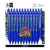 Z-Grip Ballpoint Pen, Retractable, Medium 1 mm, Blue Ink, Translucent Blue/Blue Barrel, 24/Pack