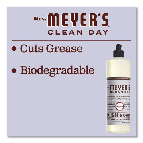 Dish Soap, Lavender Scent, 16 oz Bottle