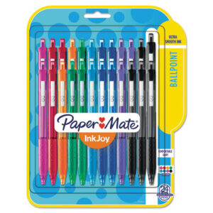 InkJoy 300 RT Ballpoint Pen, Retractable, Medium 1 mm, Assorted Ink and Barrel Colors, 24/Pack