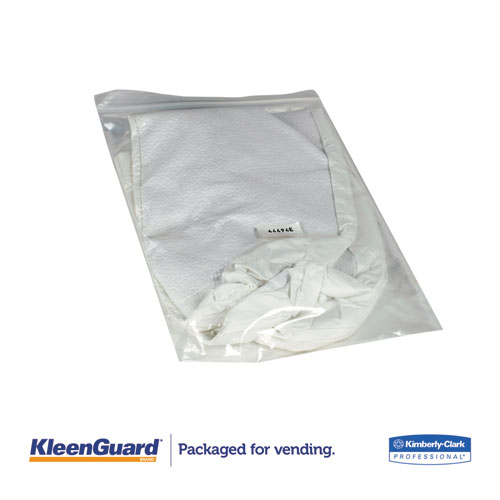 A40 Liquid and Particle Protection Shoe Covers, Medium, White, 400/Carton