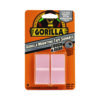 Tough and Clear Double-Sided Mounting Tape Squares, Holds Up to 0.58 lb per Pair (Up to 7 lb per 24), 1" x 1", Clear, 24/Pack