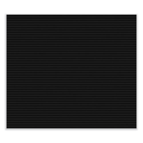 Enclosed Letterboard, 24.13" x 33.75", Black Surface, Powder-Coated Gray Aluminum Frame