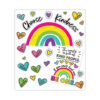 Motivational Bulletin Board Sets, 75-Piece Set, Kind Vibes, 30" x 16", Multicolor