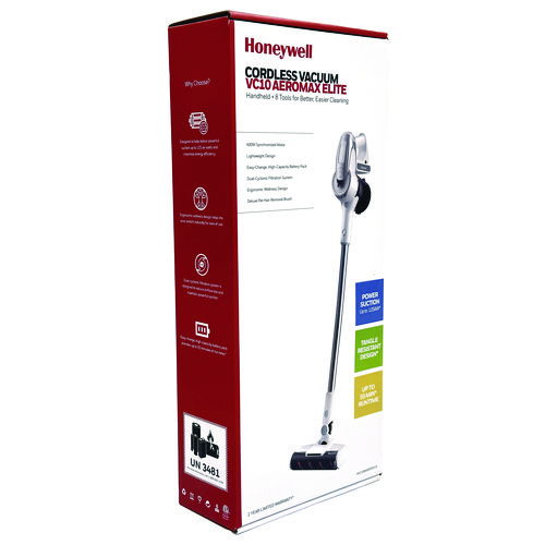 Aeromax Elite VC10 Cordless Vacuum, 8.7" Cleaning Path, White - Image 3
