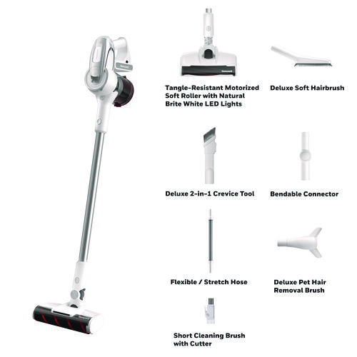 Aeromax Elite VC10 Cordless Vacuum, 8.7" Cleaning Path, White - Image 4
