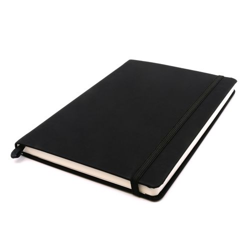 Soft Cover Notebook, College Rule, Black Cover, (96) 8.2 x 5.11 Sheets