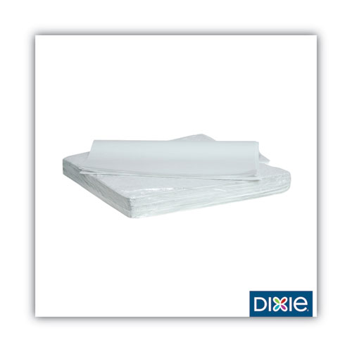 All-Purpose Food Wrap, Dry Wax Paper, 14 x 14, White, 1,000/Carton