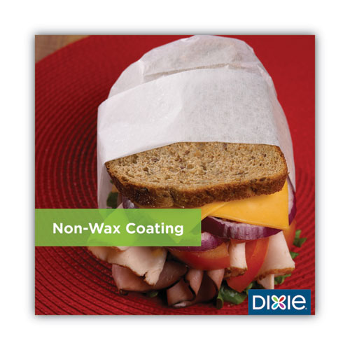 All-Purpose Food Wrap, Dry Wax Paper, 14 x 14, White, 1,000/Carton