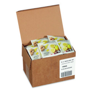 steep Cafe Organic Herbal Tea, Lemon Ginger, 50 Bags/Carton