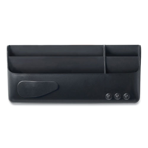 Magnetic SmartBox Organizer, 9" x 4" x 4", Black