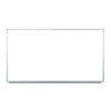 Wall-Mounted Magnetic Whiteboard, 72" x 40", White Surface, Silver Aluminum Frame