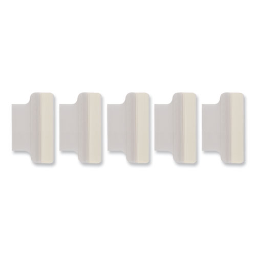 Insertable Index Tabs with Printable Inserts, 1/5-Cut, Clear, 1" Wide, 25/Pack