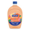 Antibacterial Liquid Hand Soap Refill, Fresh Scent, 50 oz, Orange, 6/Carton