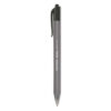 InkJoy 100 RT Ballpoint Pen, Retractable, Medium 1 mm, Black Ink, Smoke/Black Barrel, Dozen