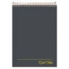 Gold Fibre Wirebound Project Notes Pad, Project-Management Format, Gray Cover, 70 White 8.5 x 11.75 Sheets