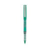 Precise V5 Rollerball Pen, Stick, Extra-Fine 0.5 mm, Green Ink, Green/Clear Barrel, Dozen