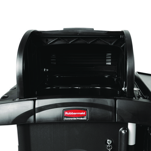 Locking Security Hood, 17.75w x 10.3h, Black