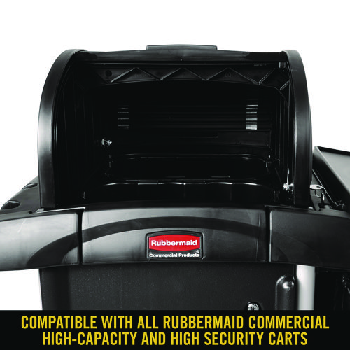 Locking Security Hood, 17.75w x 10.3h, Black