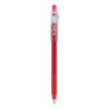 FriXion ColorSticks Erasable Gel Pen, Stick, Fine 0.7 mm, Red Ink, Red Barrel, Dozen