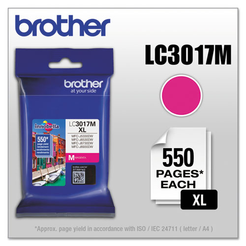 Brother Innobella LC3017M Original High Yield Inkjet Ink Cartridge - Magenta - 1 Each