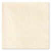 Beverage Napkins, 2-Ply, 9 1/2 x 9 1/2, Ecru, 1000/Carton