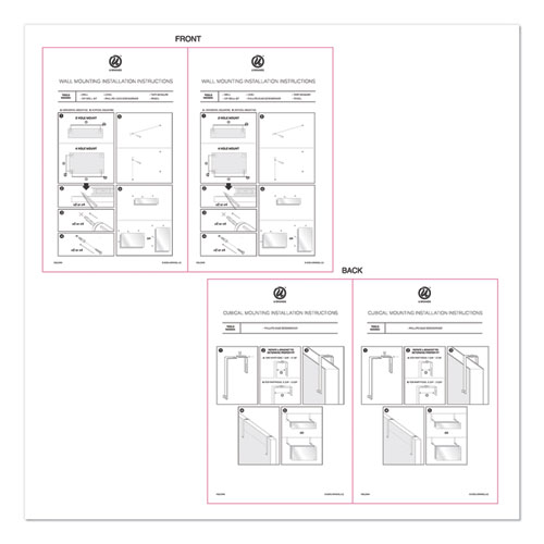 Cubicle Glass Dry Erase Board, Monthly Planning/Scheduling Calendar, 20" x 5.5", White Surface