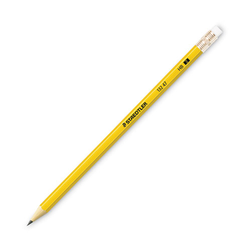 Woodcase Pencil, HB (#2), Black Lead, Yellow Barrel, 144/Pack