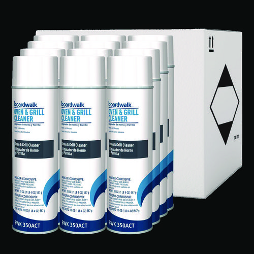 Oven and Grill Cleaner, 20 oz Aerosol Spray, 12/Carton