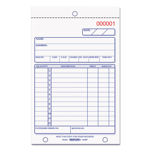 Rediform Carbonless Sales Forms