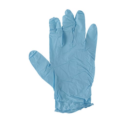 Disposable Examination Nitrile Gloves, Large, Blue, 5 mil, 100/Box