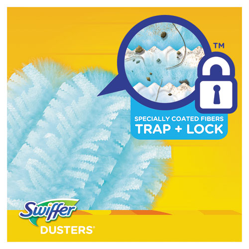 Refill Dusters, Dust Lock Fiber, Light Blue, Lavender Vanilla Scent, 10/Box