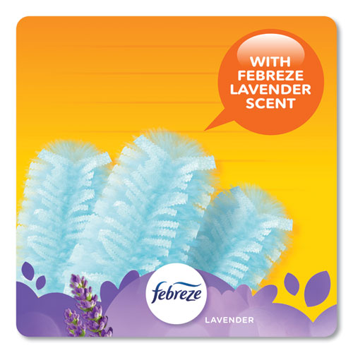 Refill Dusters, Dust Lock Fiber, Light Blue, Lavender Vanilla Scent, 10/Box