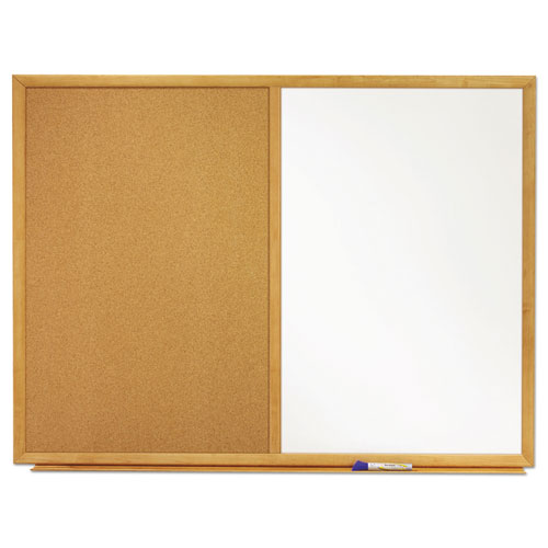 Quartet Standard Combination Whiteboard/Cork Bulletin Board