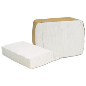 Select Full Fold II Napkins, 1-Ply, 12 x 12, White, 375/Pack, 24/Carton