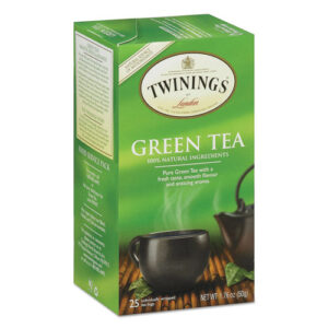 Tea Bags, Green, 1.76 oz, 25/Box