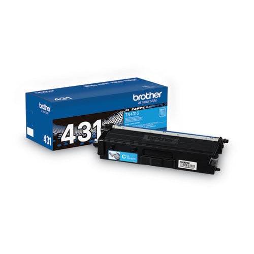 Brother TN431C Original Standard Yield Laser Toner Cartridge - Cyan - 1 Each
