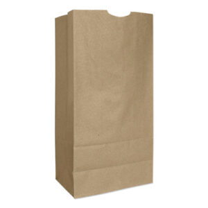 Grocery Paper Bags, #16 Size, Heavy-Duty, 7.75" x 4.75" x 16", Natural, 500/Bundle