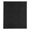 MiracleBind Notebook, 1-Subject, Medium/College Rule, Black Cover, (75) 11 x 9.06 Sheets