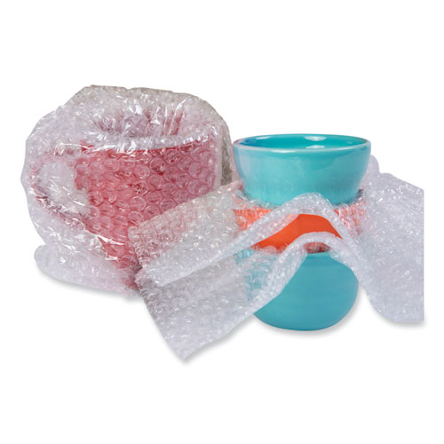 Bubble Packaging, 0.31" Thick, 12" x 30 ft, Perforated Every 12", Clear, 12/Carton